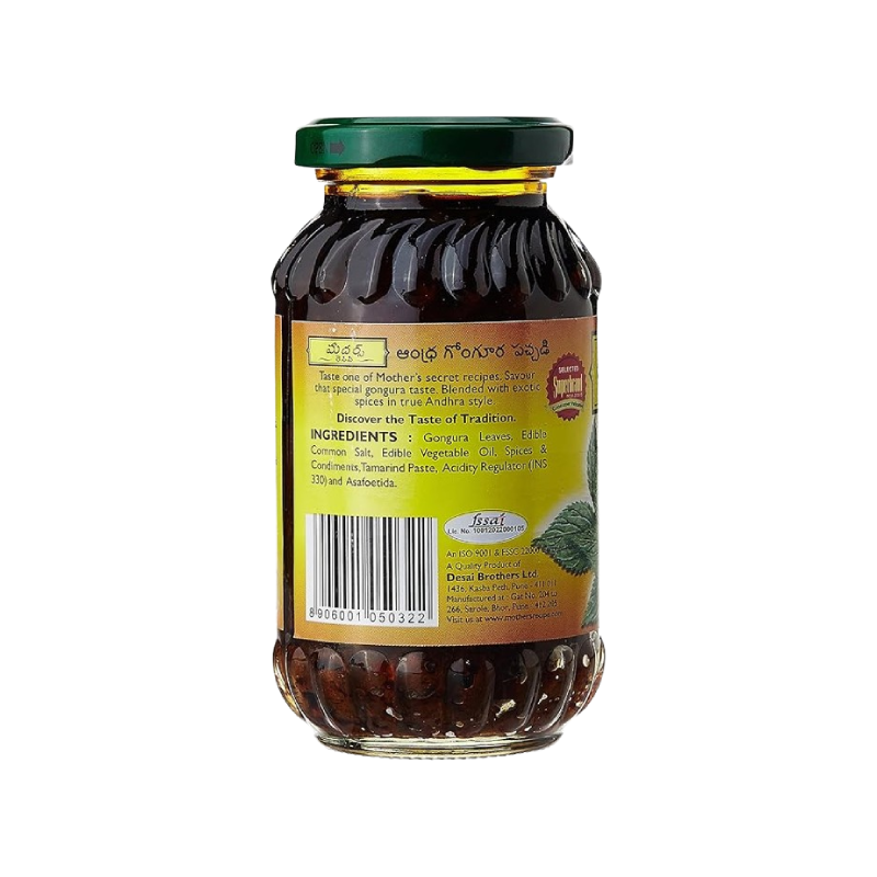 Mother's Recipe Andhra Gongura Pickle-1