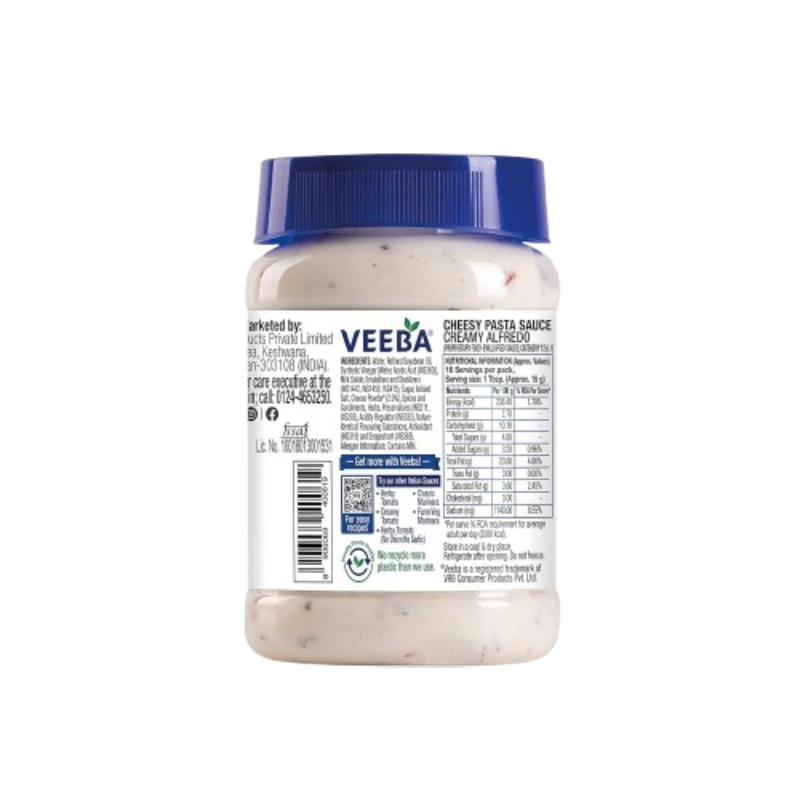 Veeba Cheesy Pasta Suace (Creamy Alfredo)-1