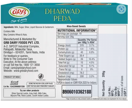 grb dharwad peda-2