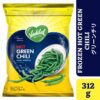 Frozen Vadilal Hot Green Chili (Hari Mirch) - 312g